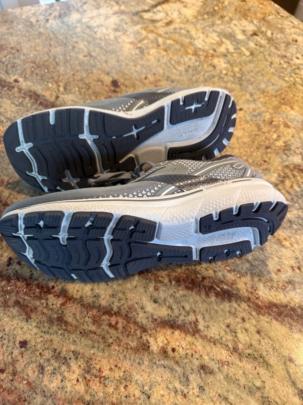 Brooks Men's Athletic Running Shoes - Light Gray/Charcoal - Picture 2 of 4